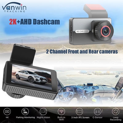 2K 1080P Dual Dash Cam WiFi APP Контроль ночного видения Монитор парковки G-сенсор для автомобиля