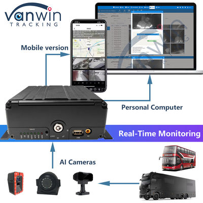 8CH AI мобильный DVR с ADAS DMS BSD 4G и GPS транспортное средство черный ящик для безопасности транспортного средства