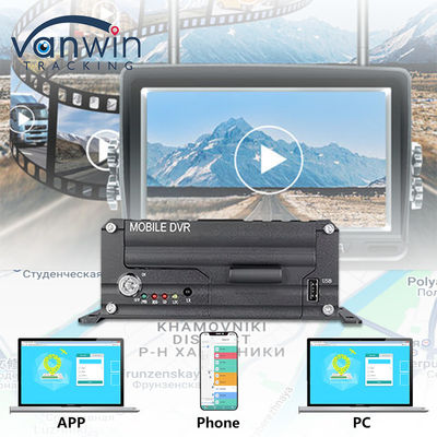 4CH 1080P HDD Mobile DVR 4G GPS Мониторинг и отслеживание данных в режиме реального времени