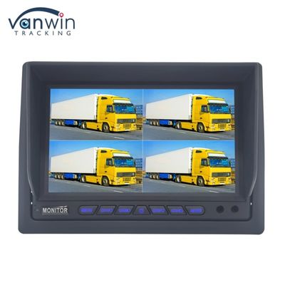7-дюймовый AHD Quad-Channel Split Car Monitor Система мониторинга автомобильного дисплея