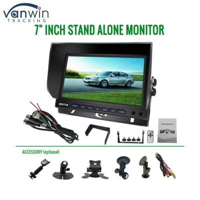 7-дюймовый AHD Quad-Channel Split Car Monitor Система мониторинга автомобильного дисплея
