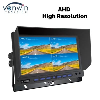 7-дюймовый AHD Quad-Channel Split Car Monitor Система мониторинга автомобильного дисплея