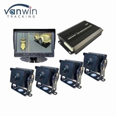360-градусный AHD DVR 7 / 9 / 10,1-дюймовый Автомобильный Камера Система записи Для грузовиков Автобусы