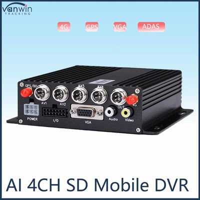 HD 1080P AI BSD ADAS DMS Kit Автобусы Грузовики 4G WiFi 4 Channel SD Мобильные системы DVR Транспортное средство CAR Черный ящик