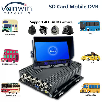 4G SD-карта MDVR 1080P 8-канальный автозаписыватель с функцией GPS, подходящий для каждого флота