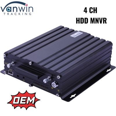 Система наблюдения за транспортными средствами 4CH Hard Disk Mobile NVR 1080P для управления парком