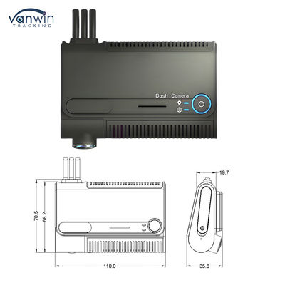 Интеллектуальная Wifi AHD видеозапись 4G MDVR гибридная 4CH камера для автомобиля IPC CMSV6 приложение дистанционного управления автомобиля черный ящик