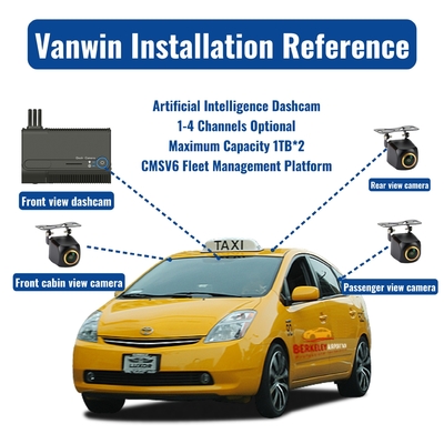 Интеллектуальная видеокамера с GPS-отслеживанием мобильный DVR FHD 3G Wifi CMSV6 Камера такси Камера черного ящика для управления флотом