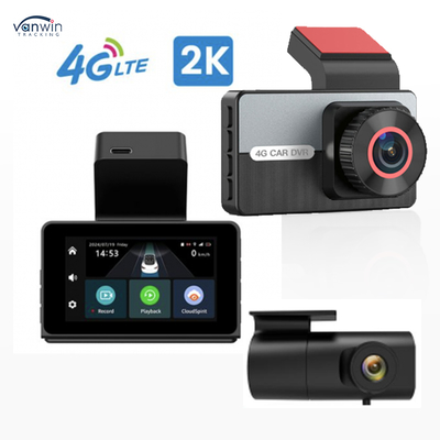 Dash Cam 2K 4G Dual Lens Dash Camera Night Vision Car Black Box DVR для вождения автомобиля