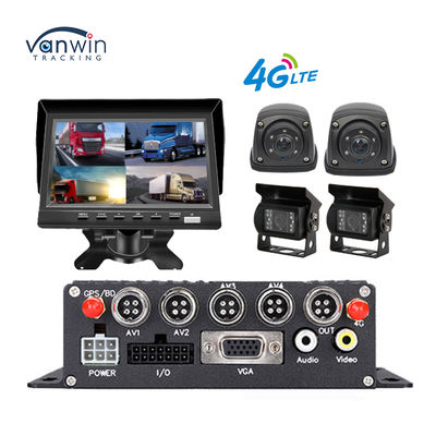 4-канальный видеорегистратор MDVR 1080P с GPS и 4G для удаленного мониторинга в реальном времени для управления автопарком автобусов, грузовиков и фургонов