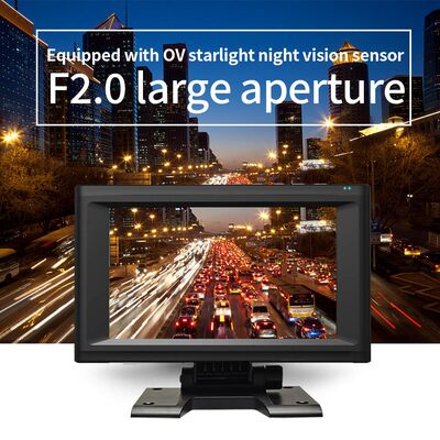 AI MDVR 7-дюймовый видеорегистратор с сенсорным экраном с четырехканальным панорамным мониторингом и системой обнаружения слепых точек