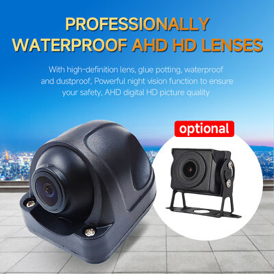 Система кругового обзора AI MDVR с четырьмя камерами «рыбий глаз», ночным видением и высокоскоростной записью для тяжелых транспортных средств