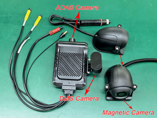 24V 4CH AI Dash Cam Kit Автомобильная камера безопасности DVR с боковой камерой DMS ADAS BSD для грузовика/автобуса