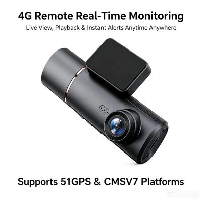 3-канальная ИИ 4G Dash Camera 4K Front, ADAS & DMS, GPS Tracking, 24/7 парковочный монитор