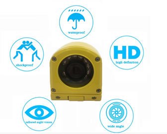 Взгляд со стороны ККД 700ТВЛ камеры слежения ККТВ желтого металла водоустойчивый для автобуса/тележки