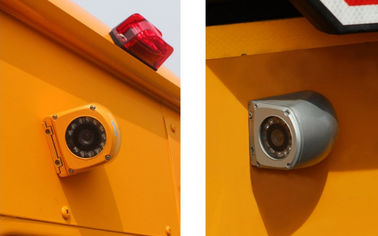 Взгляд со стороны ККД 700ТВЛ камеры слежения ККТВ желтого металла водоустойчивый для автобуса/тележки