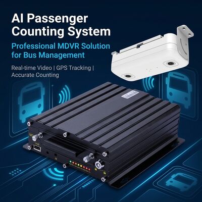 4G WIFI Bus Passenger Counting System with Real-Time Counting and 98% Accuracy MDVR