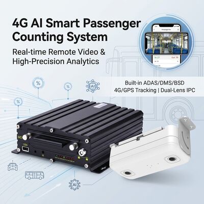 Система подсчета людей в автобусе 4G WIFI с точностью 98% MDVR