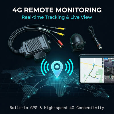 Умный видеорегистратор 4G с AI-видеотелематикой, GPS, Wi-Fi и тревожной кнопкой SOS для безопасности автопарка