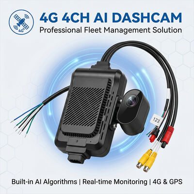 4G LTE AI Fleet Dashcam с записью аварий в режиме реального времени и мониторингом поведения водителя для безопасности флота