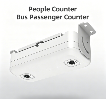3D Binocular People Counter for Buses Dual-Lens Passenger Counting Device Automatic Passenger Counter Sensor with Camera