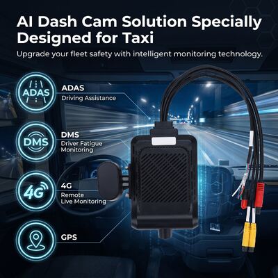 4-канальная AI Fleet Dash Cam 1080P ADAS DMS MDVR Система с 4G GPS Wi-Fi для автомобилей Такси Грузовики Автобусы