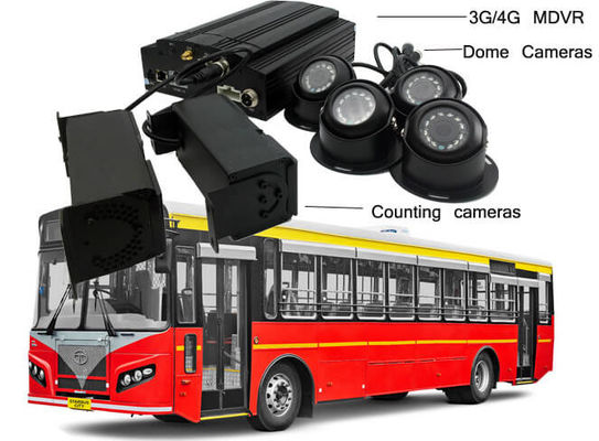 камеры VPC мобильное DVR CCTV 720P 4 бинокулярные для автобуса 23 пассажиров
