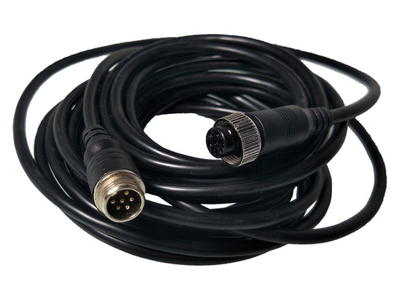 Удлинительный кабель кабеля штепсельной вилки авиации 6PIN мужской женский для камеры IP Dahua Streamax
