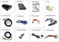 4CH / 8CH Mobile vehicle DVR , Wireless SD Card 3G H.264 DVR PTZ Control