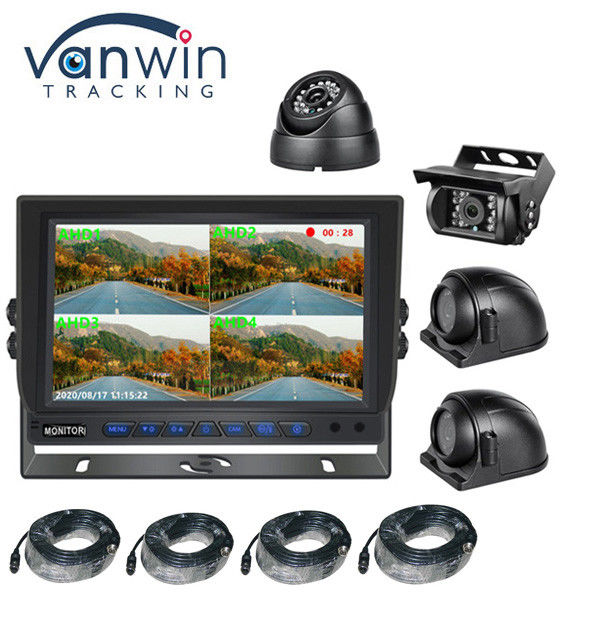9 дюймовый AHD Car HD Screen Bus Security Ahd 960P Quad View Car Monitor Для прицепа грузовика