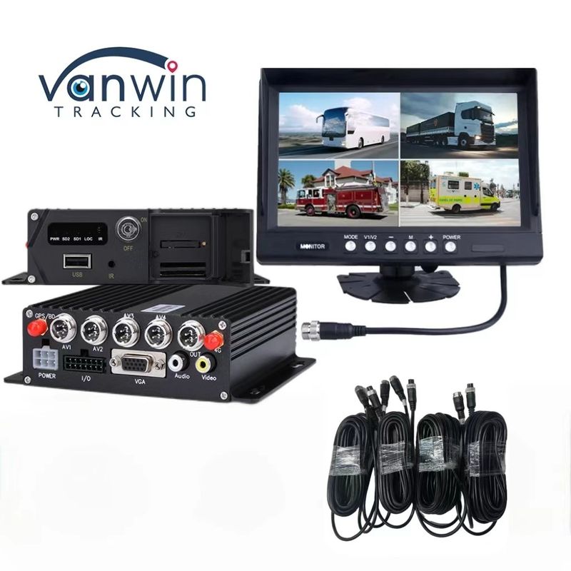 Smart 4CH/8CH H.265 SD 1080P Mobile DVR для видеопоиска и диапазона температуры от -20C до 70C