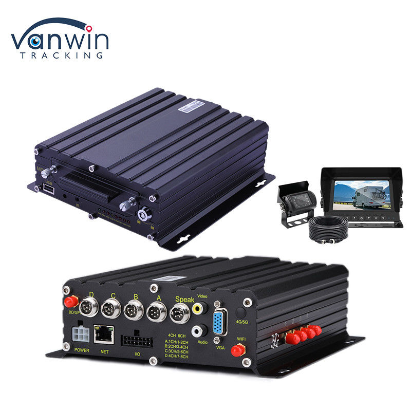H.265 4CH HD Vehicle Mobile DVR 1080P AI Car Recorder с вводом сигнализации