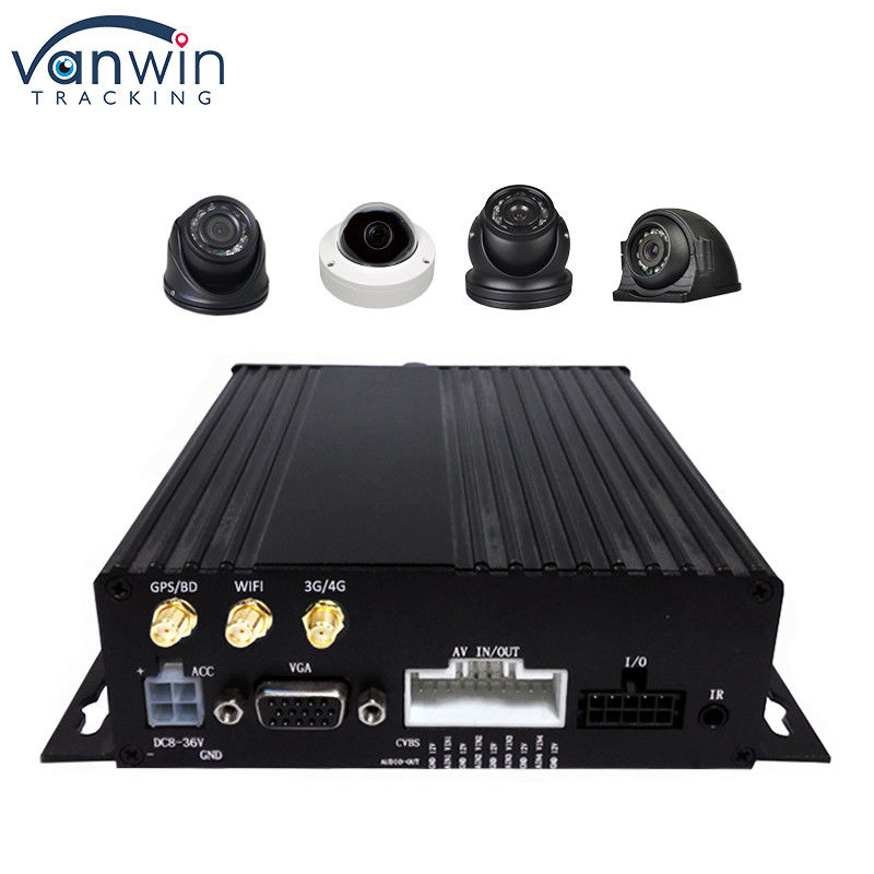GPS 1080P HD 4CH Мобильный видеорегистратор SD-карта Samrt WIFI Автобусный цифровой видеорегистратор