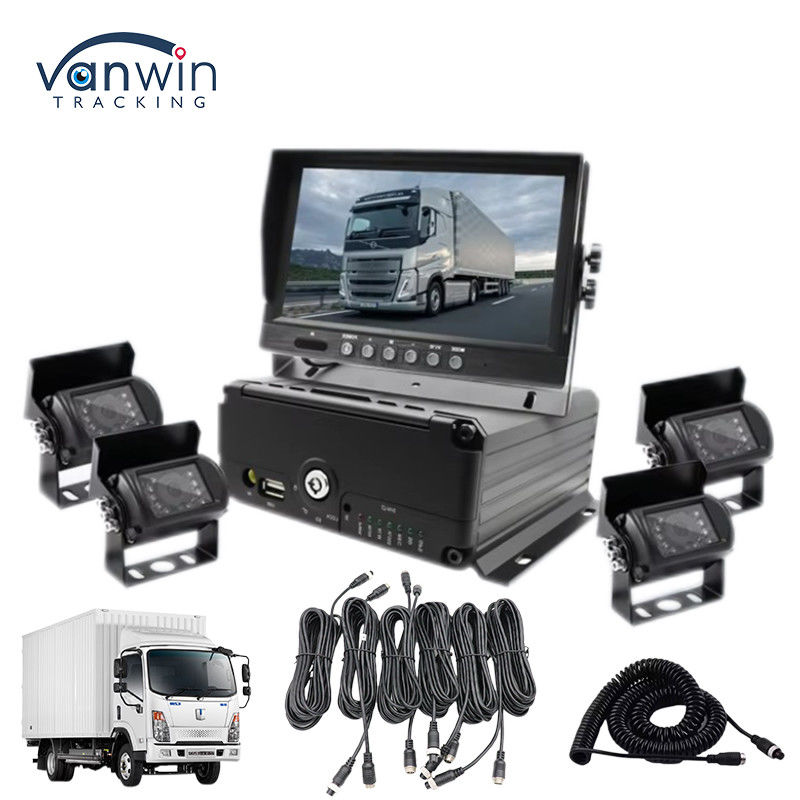 Автомобильная камера с черным ящиком Автомобильный DVR SIM SD карта Грузовик Автомобильный записывающий прибор MDVR Передние и задние камеры, используемые для автобусной коробки