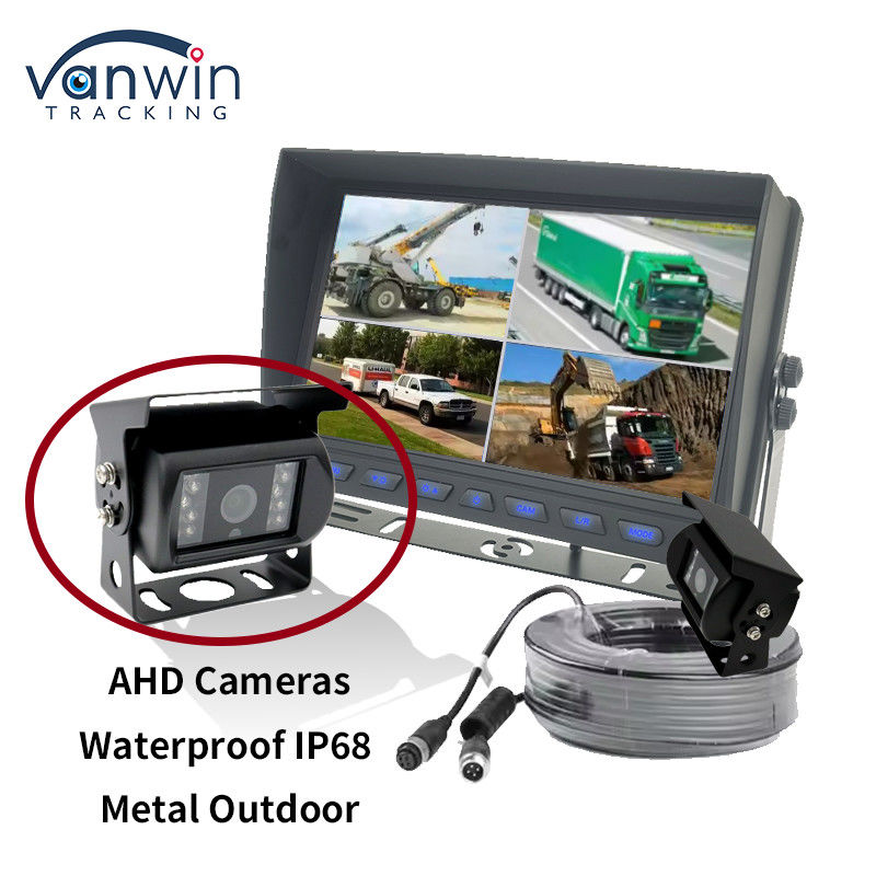 Сверхширокоугольная камера наблюдения за автомобилями IP68 1080P AHD для автобусов, грузовиков, прицепов фургонов и автомобилей