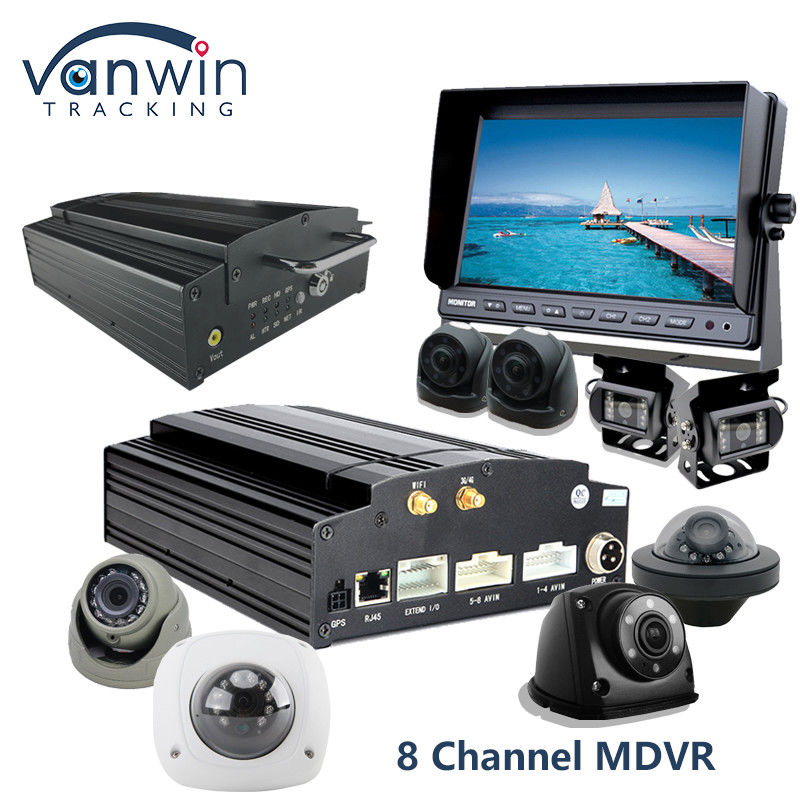 4G Wifi GPS MDVR Камера Система 8CH Мобильный цифровой видеорегистратор для автобуса грузовика