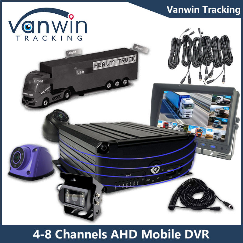 AHD 8CH HDD Удаленное управление Мобильный DVR 1080P 4g Функция GPS Мониторинг безопасности транспортного средства Cmsv6 MDVR