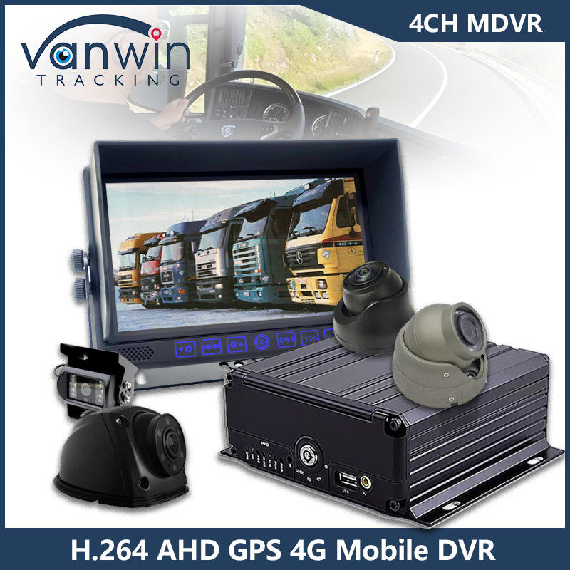 4CH GPS 4G WiFi Mobile DVR Full HD 1080P Автомобильная камера HDD Mdvr Для автобуса фургон грузовик