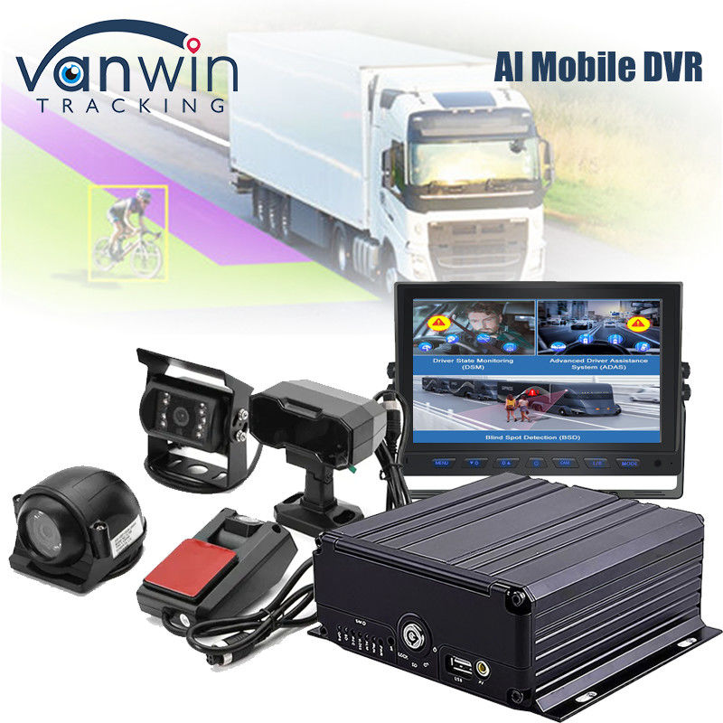 4CH 1080P AI Функция Мобильный DVR ADAS DMS Kit DVR 4G GPS SD HDD MDVR Системы транспортного средства