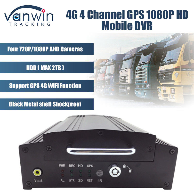4CH 4G HDD Мобильный DVR GPS Wi-Fi Live Video Автомобиль CCTV DVR Грузовик Система Cmsv6
