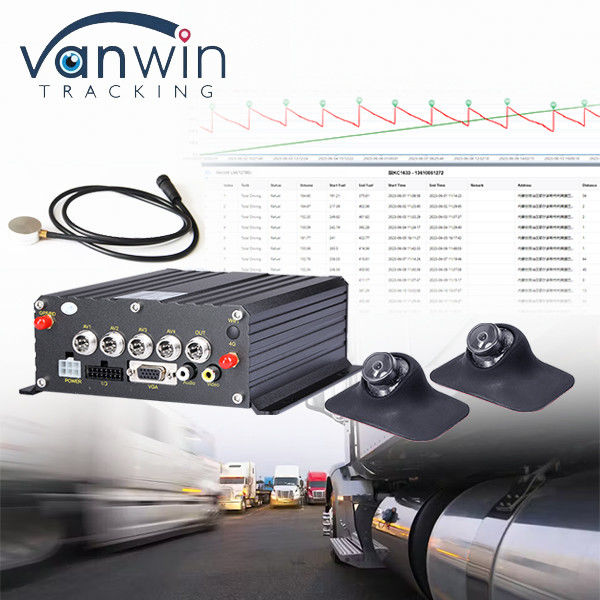 Easy Intall Транспортное средство Cctv MDVR Ультразвуковое управление уровнем жидкости топливного масла дизельного топлива