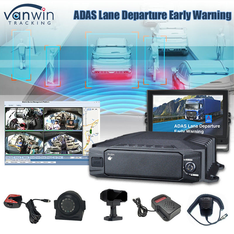 8CH 1080P Ai HDD Mobile DVR Реальное время мониторинга и отслеживания 4G Ai Adas DMS MDVR CCTV система