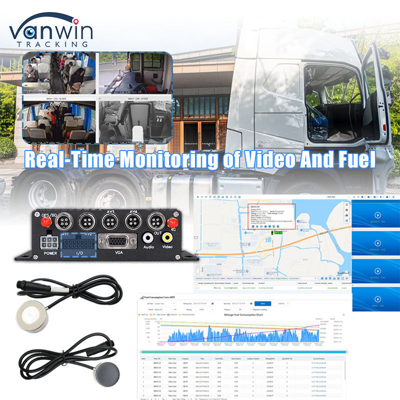 Система мониторинга топлива для автомобилей MDVR CCTV GPS 4G