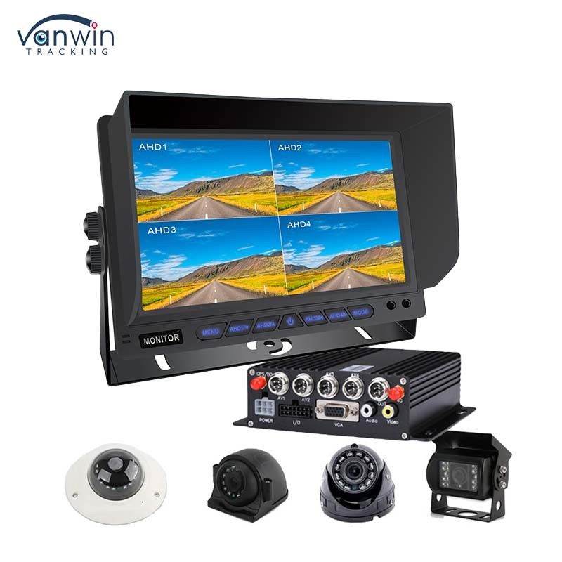 AHD/CVBS Multiple Video Mixed Input 4 Channel 7 Inch Split Display Car Monitor Для автомобиля
