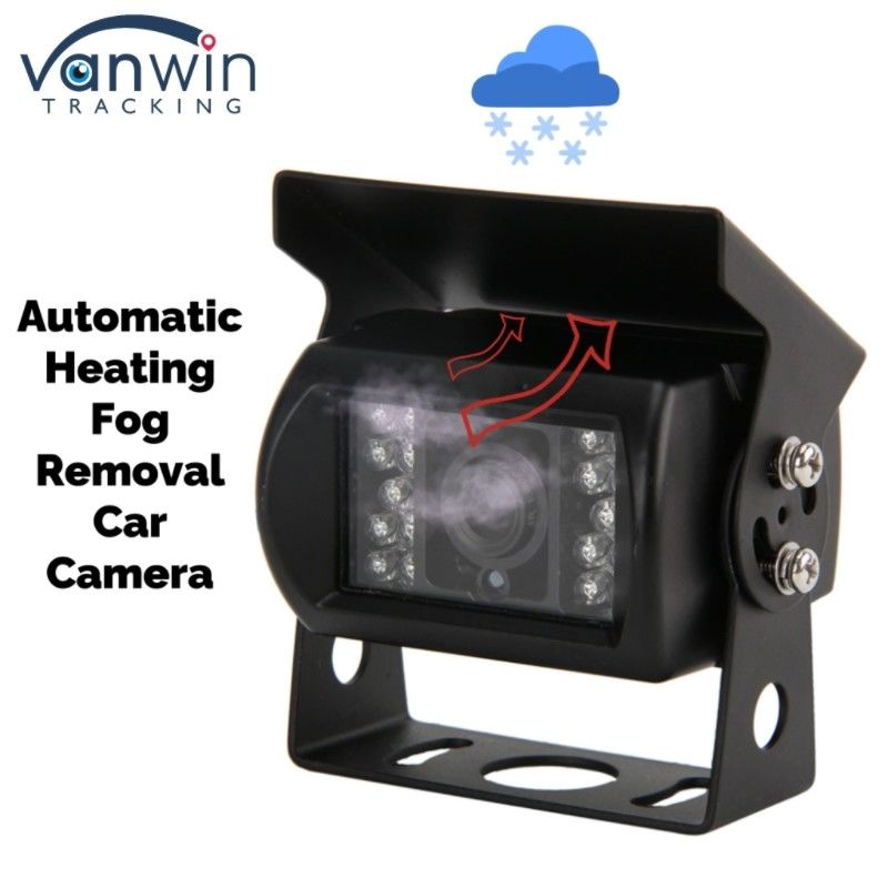 Высоко водонепроницаемая степень IP69K Ударная автомобильная камера с автоматическим нагревом и удалением тумана 4PIN-коннектор