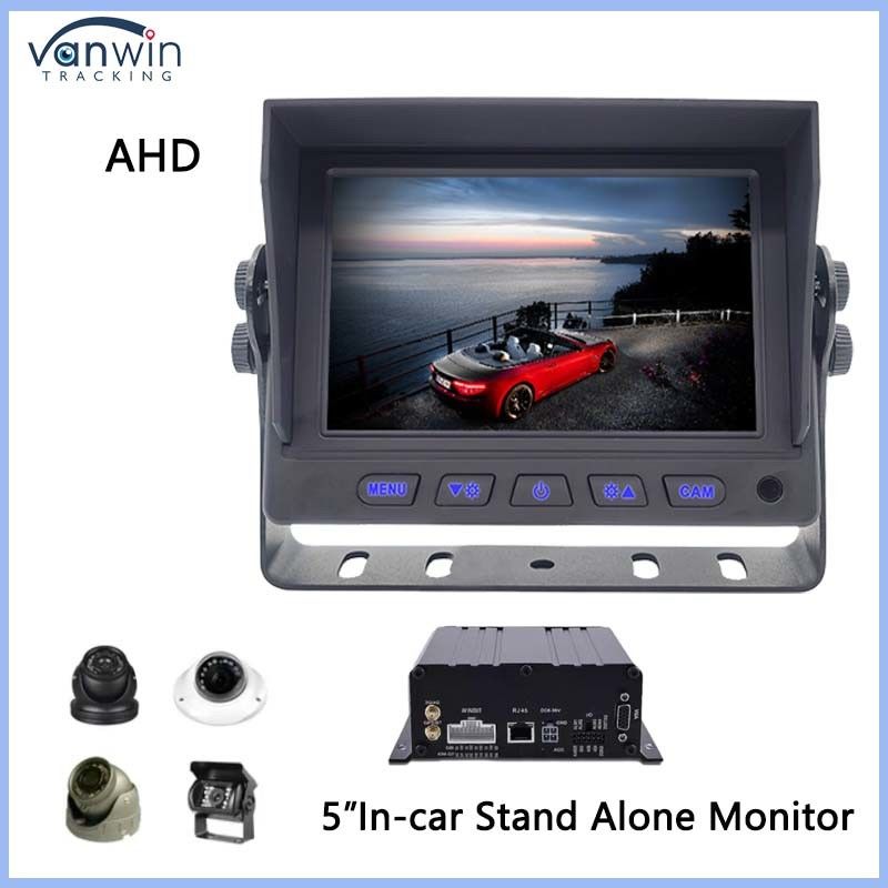 5 дюймовый AHD LCD автомобильный монитор цифровой дисплей для транспортных средств USB GPS для авто грузовиков