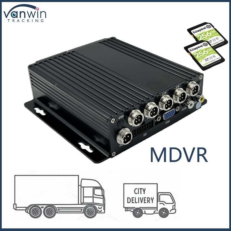 4CH 1080P Dual SD Card Mobile DVR 4G GPS1080P Автомобильная функция GPS 12 месяцев гарантия