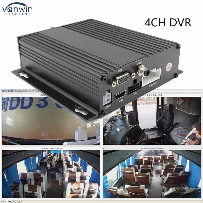 Настройка 1080P 4CH MDVR с 3G 4G GPS Wi-Fi Автобус Транспортный грузовик 4Channel Управление флотом Мобильная система Dvr