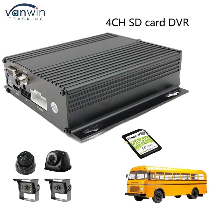 4-канальный AHD 1080P SD-карта 256G мобильный DVR с USB VGA порта для грузовиков