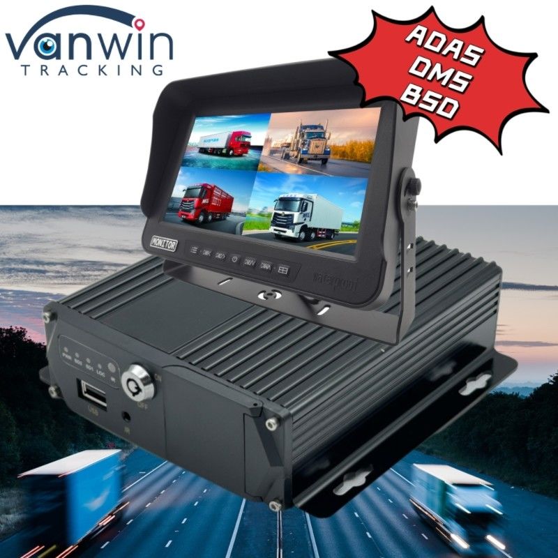 1080P AI MDVR Система мониторинга транспортных средств 8 CH Регистратор высокой четкости для автобусов и грузовиков